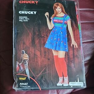 Chic Red and White Costume Set